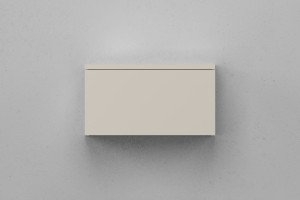 Тумба подвесная Velvex Unit 50x27, шёлк шампань