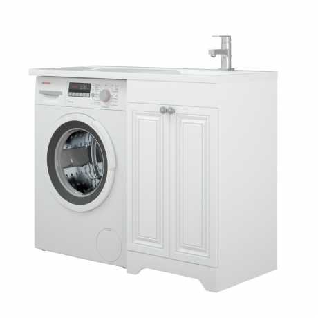 Тумба с раковиной над стиральной машиной Corozo Леон 50 L