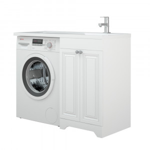Тумба с раковиной над стиральной машиной Corozo Леон 50 R