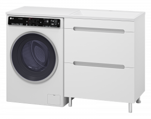 Тумба с раковиной над стиральной машиной Misty Байкал 70 белый