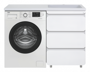 Тумба с раковиной над стиральной машиной Misty Чегет 120 правая