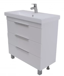 Тумба с раковиной 1Marka Gaula 60 3 ящика White
