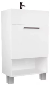 Тумба с раковиной 1Marka July 50 белый глянец