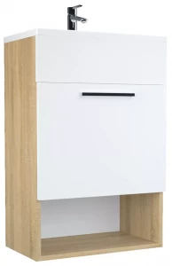 Тумба с раковиной 1Marka July 50 подвесная дуб сонома