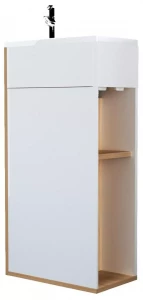 Тумба с раковиной 1Marka Laura 40 дуб сонома подвесная L