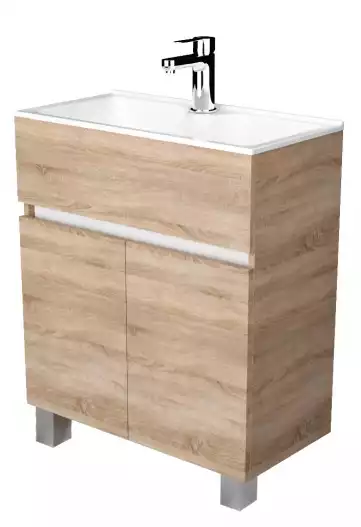 Тумба с раковиной 1Marka Mira 60 дуб сонома