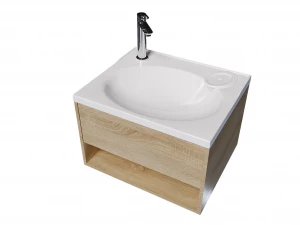 Тумба с раковиной 1Marka Naomi 60 дуб сонома