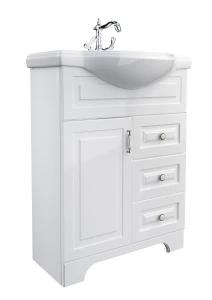 Тумба с раковиной 1Marka Прованс New 65 3 ящика