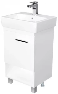 Тумба с раковиной 1Marka Tera 55 Белый глянец