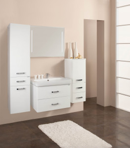 Тумба с раковиной Акватон Америна 80 белая