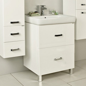 Тумба с раковиной Акватон Америна Н 70 белая