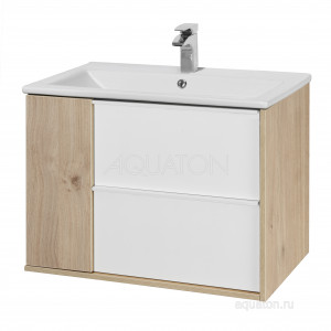 Тумба с раковиной Акватон Бостон 75 подвесная