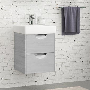 Тумба с раковиной Акватон Сильва 50 дуб фьорд