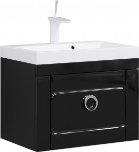 Тумба с раковиной Aqwella 5 stars Инфинити 60 черная