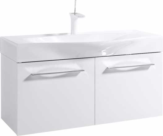 Тумба для комплекта Aqwella 5 stars Milan 100 подвесная, с дверцами