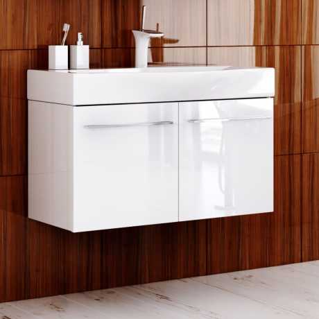 Тумба для комплекта Aqwella 5 stars Milan 80 подвесная, с дверцами