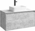 Тумба с раковиной Aqwella 5 stars Mobi 100 бетон светлый