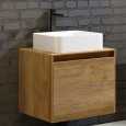 Тумба для комплекта Aqwella 5 stars Mobi 60 дуб балтийский, без сменных элементов