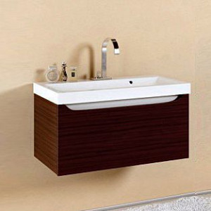 Тумба с раковиной Aqwella 5 stars Верона 80 венге трюфель