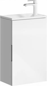 Тумба с раковиной Aqwella Accent 40 подвесная белая