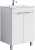 Тумба с раковиной Aqwella Бриг 60 напольная, с 2 дверцами, белая