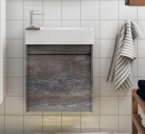 Тумба с раковиной Art&Max Family 40 подвесная Pino Esotica 1 дверка