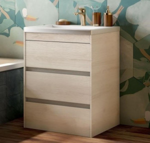 Тумба с раковиной Art&Max Family 60 напольная Pino Bianco