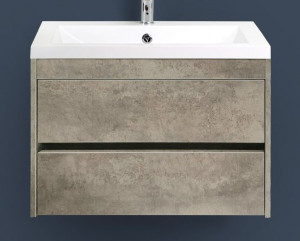 Тумба с раковиной Art&Max Family 60 подвесная Cemento Veneto