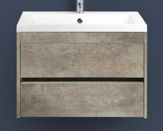 Тумба с раковиной Art&Max Family 60 подвесная Cemento Veneto