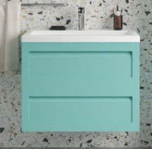 Тумба с раковиной Art&Max Platino 75 подвесная Светло зеленый