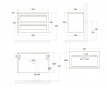 Мебель для ванной Art&Max Platino 90 подвесная Капучино матовый — рис. 4