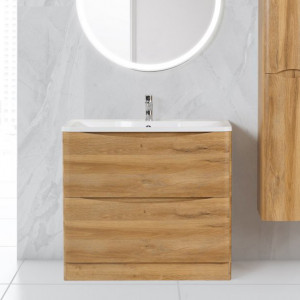 Тумба с раковиной BelBagno Acqua 80 напольная Rovere Rustico