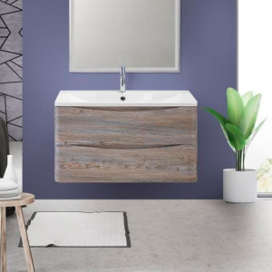 Тумба с раковиной BelBagno Acqua 90 подвесная Pino Scania