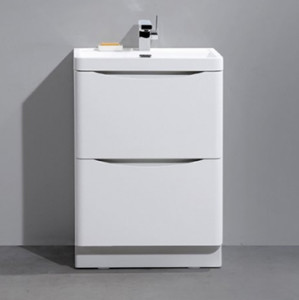 Тумба с раковиной BelBagno Ancona-N 60 напольная Bianco Lucido