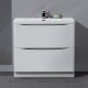 Тумба под раковину BelBagno Ancona-N 80 напольная Bianco Lucido — рис. 1