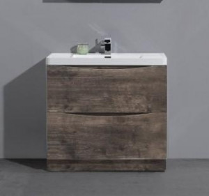 Тумба с раковиной BelBagno Ancona-N 80 напольная Rovere More