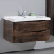 Тумба с раковиной BelBagno Ancona-N 90 подвесная Rovere Moro — рис. 1