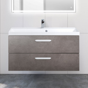 Тумба с раковиной BelBagno Aurora 100 Pietra Grigio