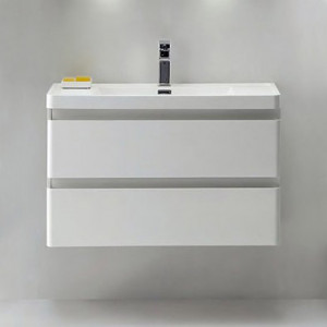 Тумба с раковиной BelBagno Energia-N 80 подвесная Bianco Lucido