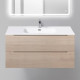 Мебель для ванной BelBagno Etna 100 Rovere Grigio — рис. 2