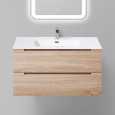 Тумба с раковиной BelBagno Etna 90 Rovere Bianco