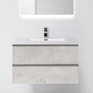 Тумба с раковиной BelBagno Luce 100 Stucco Cemento Leggero