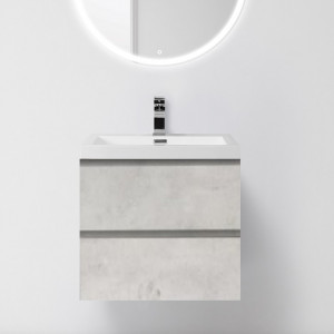 Тумба с раковиной BelBagno Luce 60 Stucco Cemento Leggero