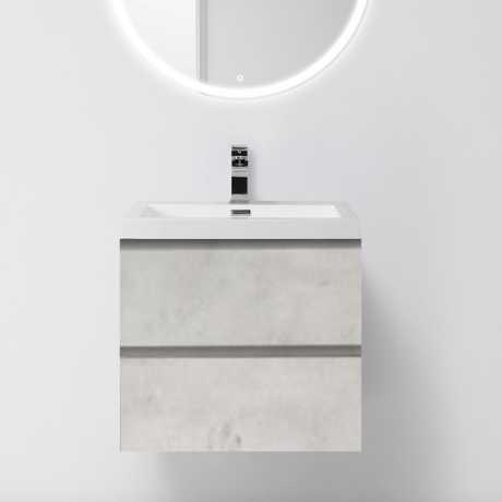 Тумба с раковиной BelBagno Luce 60 Stucco Cemento Leggero