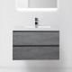 Тумба с раковиной BelBagno Luce 80 Stucco Cemento — рис. 1
