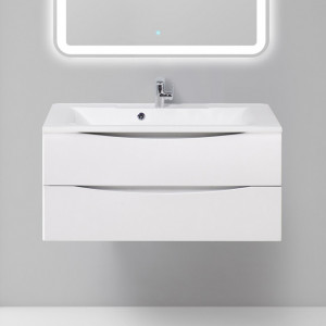 Тумба с раковиной BelBagno Marino 100 Bianco Opaco