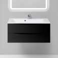 Тумба с раковиной BelBagno Marino 100 Nero Lucido