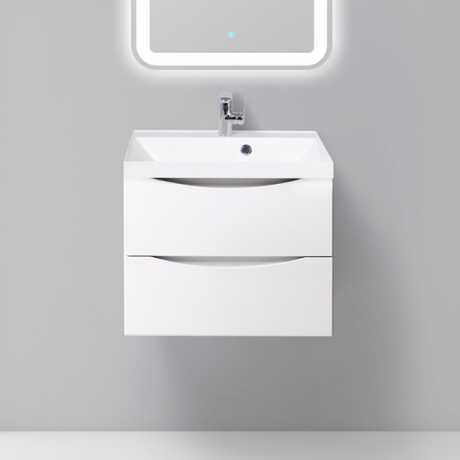 Тумба с раковиной BelBagno Marino 60 подвесная Bianco Lucido