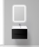 Тумба с раковиной BelBagno Marino 70 Nero Lucido — рис. 2