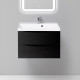 Тумба с раковиной BelBagno Marino 70 Nero Lucido — рис. 1
